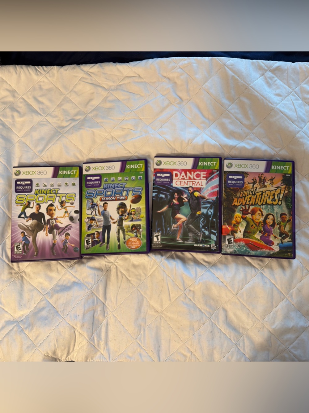 Microsoft Xbox 360 Bundle of 4 Kinect Games